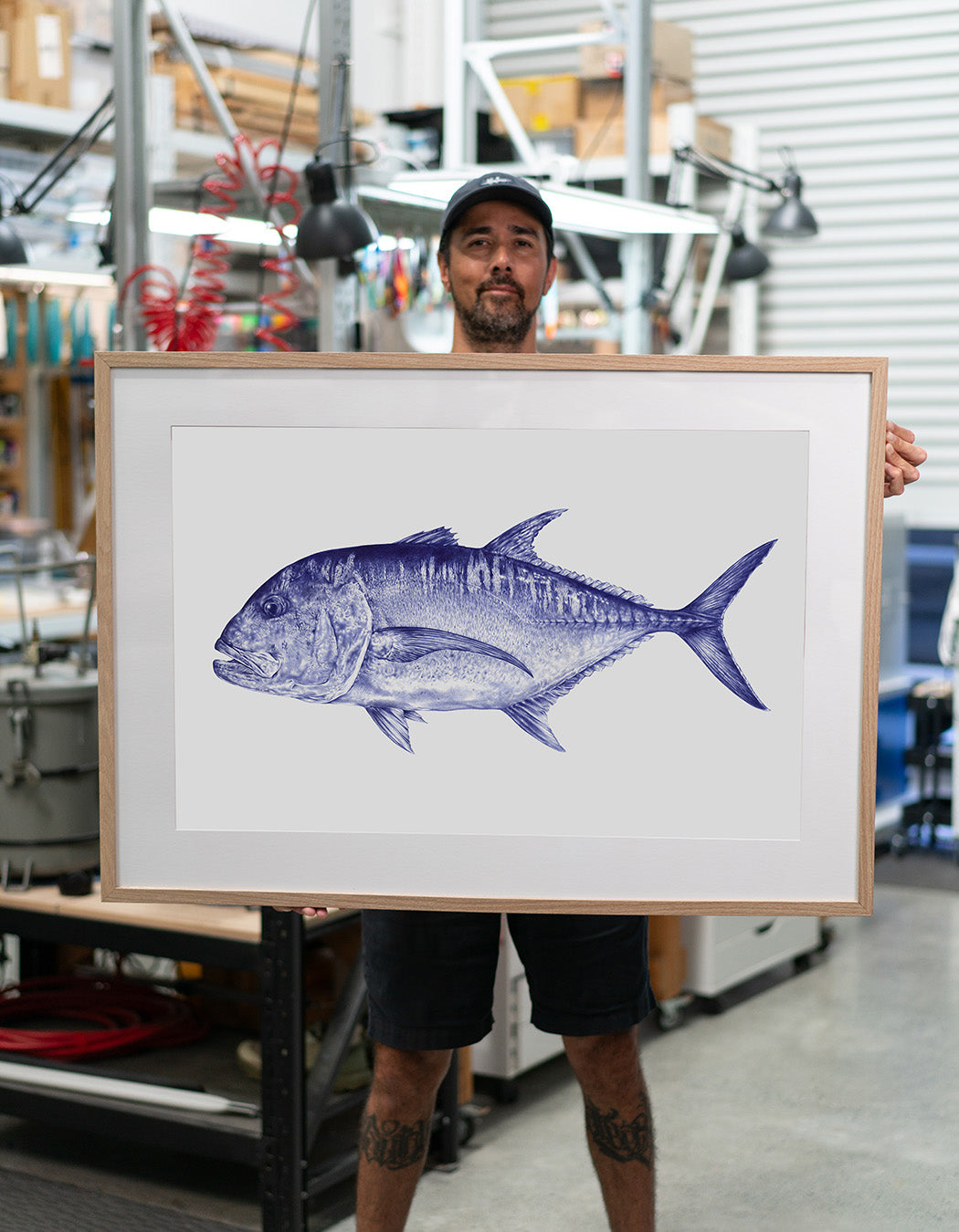 Giant Trevally Art Print