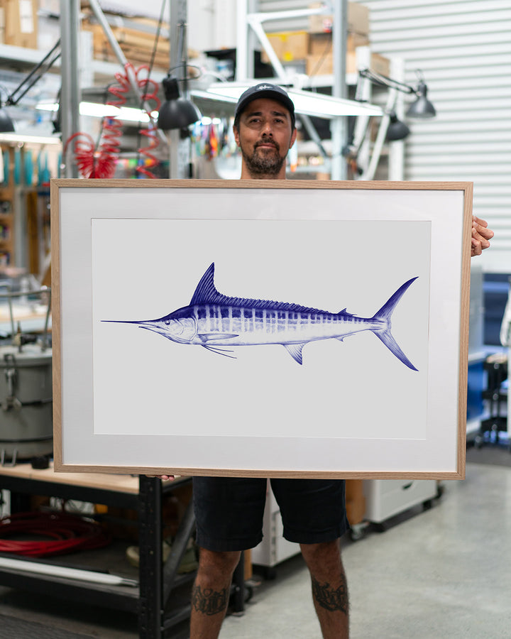 Striped Marlin Art Print