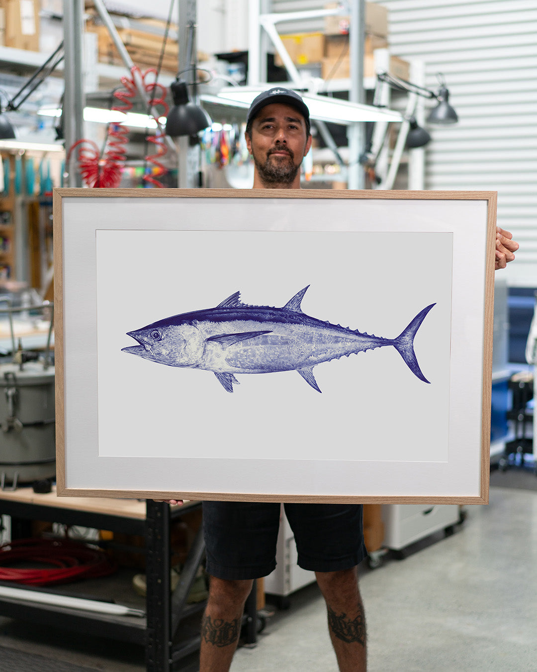 Longtail Tuna Art Print