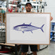 Longtail Tuna Art Print