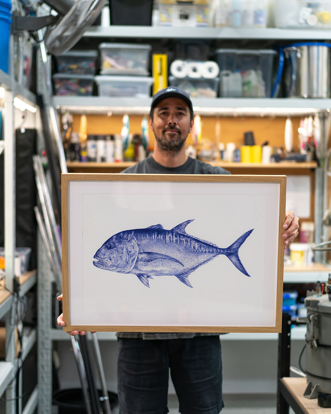 Giant Trevally Art Print