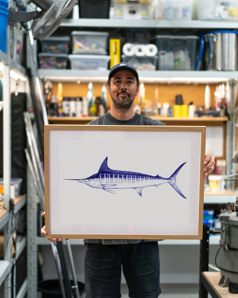 Striped Marlin Art Print