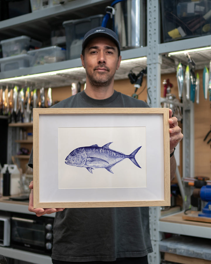 Giant Trevally Art Print