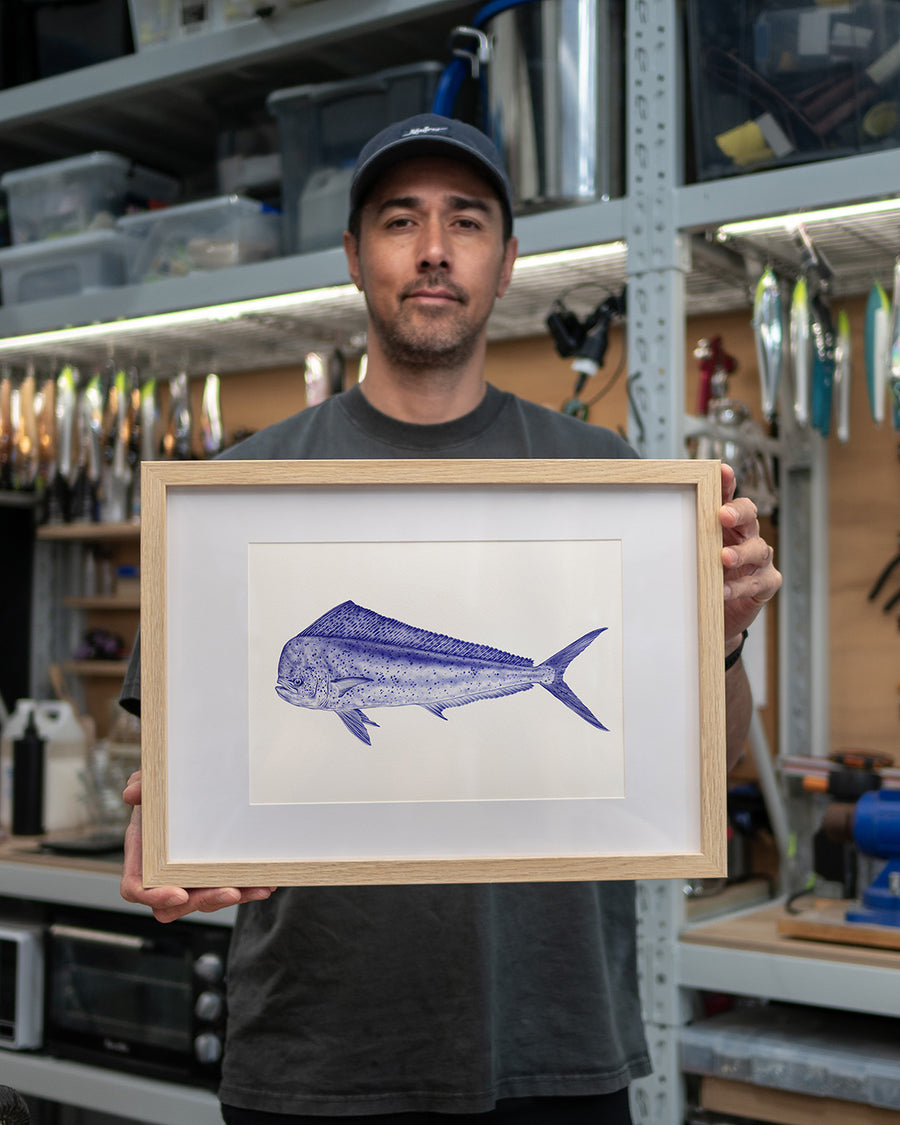Mahi Mahi Art Print | Fish Art — Malosi – Malosi Studio