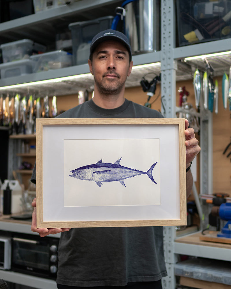 Longtail Tuna Art Print
